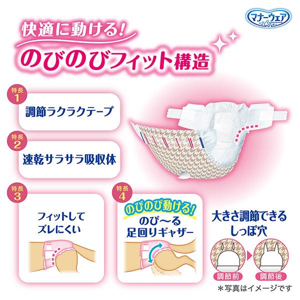 マナーウェア 女の子用SSS トラッドテイスト 42枚×12 ユニ・チャーム