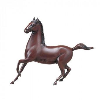 人気ブランド 高岡銅器 銅製置物 勇馬 10号 49-03 オブジェ、置き物