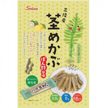 食べやすい個包装タイプ壮関 三陸産茎めかぶポン酢風味 78g×72袋