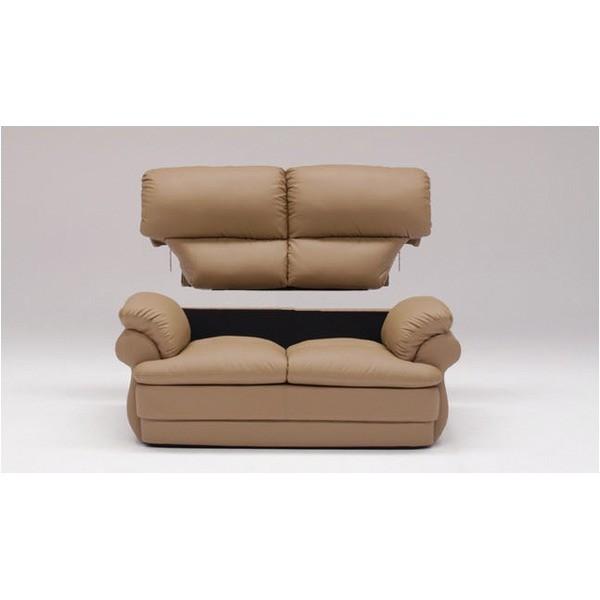 在庫あり送料無料 ソファー 2人掛け 幅147cm ダークブラウン 合皮 背面脱着 肘付き Partner パートナー リビング 完成品 開梱設置 代引不可 沖縄離島発送不可 安い 販売オンライン Grupologix Com