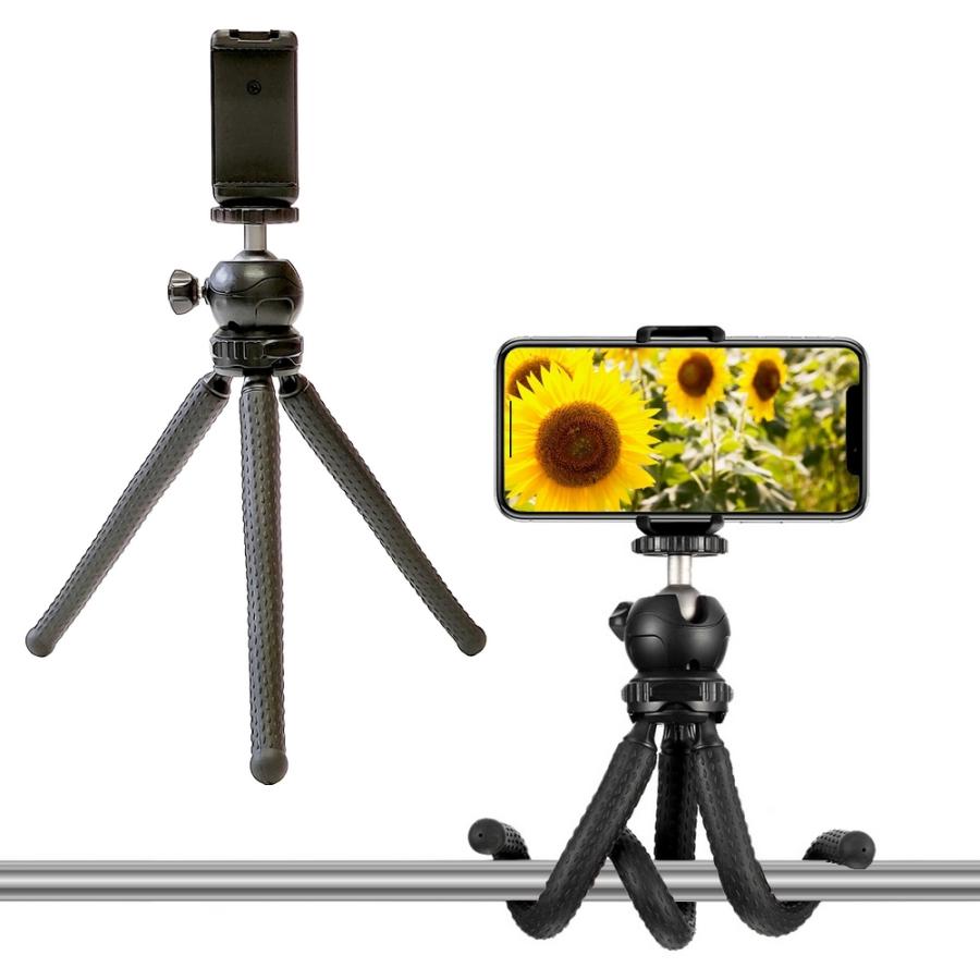 スマホ くねくね三脚 フレキシブル三脚 スマホ三脚 フレキシブル