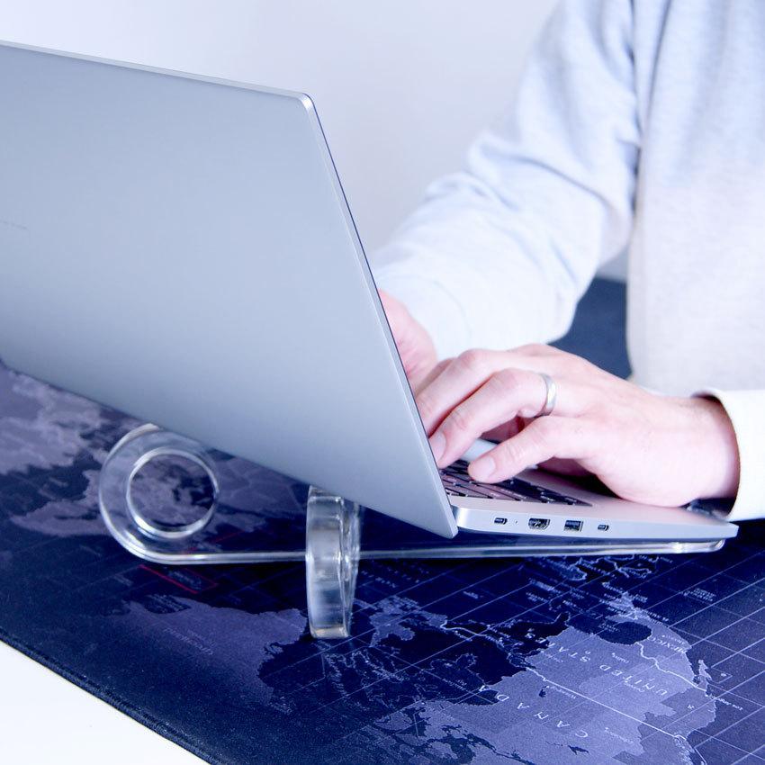 ノートパソコンスタンド アクリル ノートPC スタンド クロス