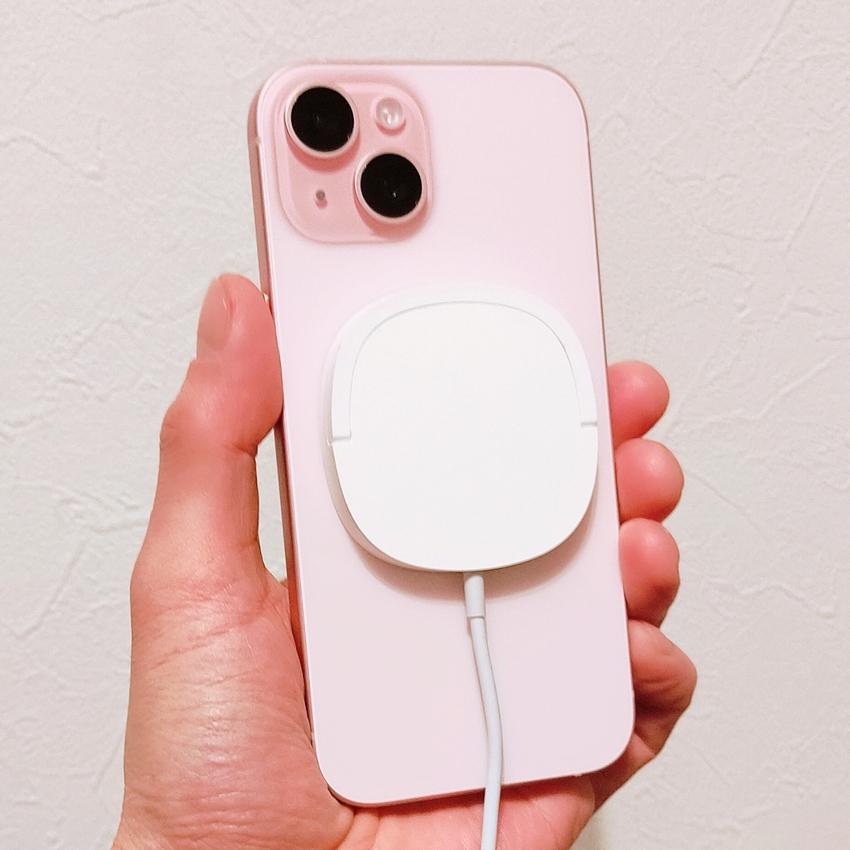 MagBak ワイヤレス充電器 iPhone ワイヤレス 磁石 USB ワイヤレス充電器 15W MagSafe充電器 iPhone 12 13 14 15スマホ type-c