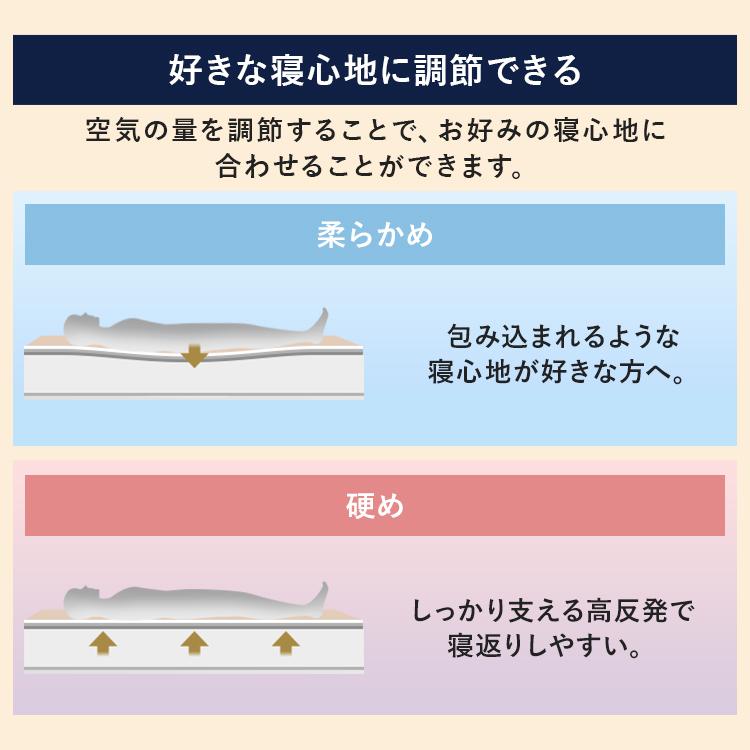 アイリスオーヤマ エアーベッド 電動 ダブル EAB-D アイボリー IRIS OHYAMA（アイリスオーヤマ） エアーベッド 電動 スリム 車中泊