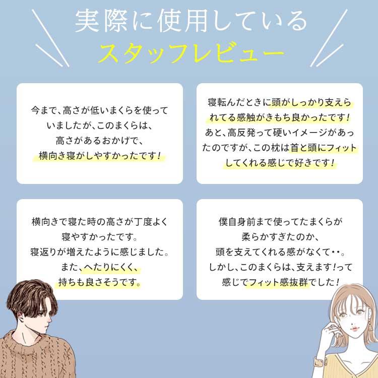 枕 まくら マクラ 高反発 肩こり ウレタン 高反発ウレタン枕 ピロー 圧力分散 スリット 寝返り 横寝 仰向け寝 コンパクトタイプ アイリスオーヤマ PLW-HUS3550｜unidy-y｜04