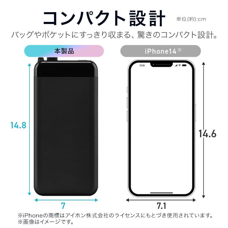 iPhone・スマホ対応  大容量モバイルバッテリー IRIS OHYAMA（アイリスオーヤマ） モバイルバッテリー 大容量 20000mAh
