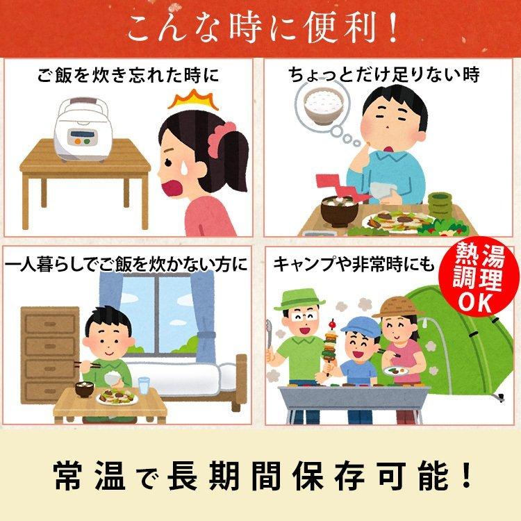 パックご飯非常食 180g 40食 ご飯パック 180g 低温製法米 保存食 レトルトご飯 ご飯  レンチンご飯 アイリスオーヤマ｜unidy-y｜09