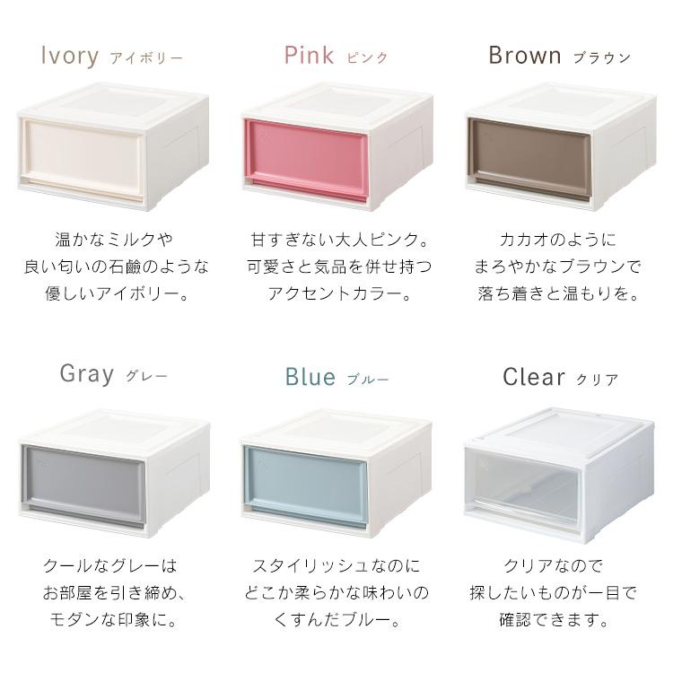 チェスト 衣装ケース 収納 アイリスオーヤマ 収納ボックス 子ども部屋 子供部屋 子供用 プラスチック 6個セット BC-LD ホワイト／クリア_23