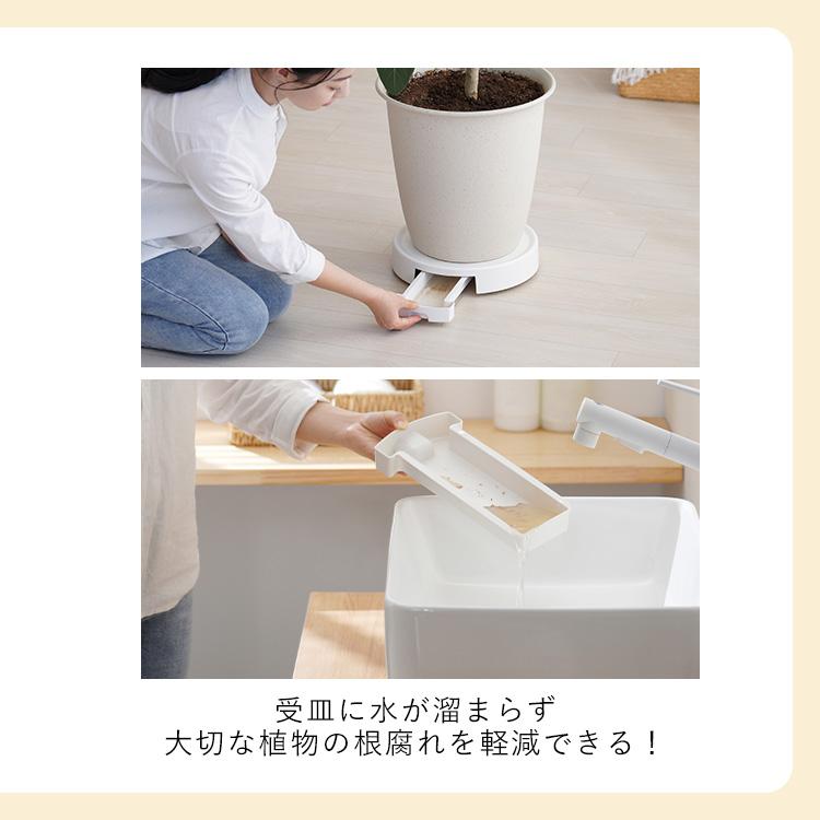 硬質・合成樹脂製 受皿 丸型 40cm ホワイト系 ◇適合する鉢◇底 硬質・合成樹脂製 受皿 丸型 40cm ホワイト系 ◇適合する鉢◇底