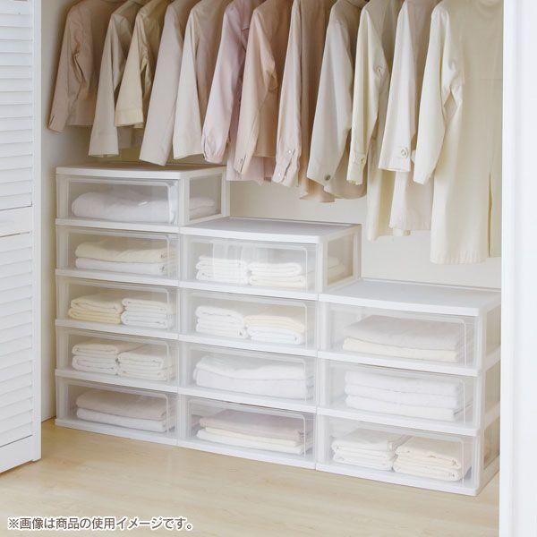 IRIS OHYAMA（アイリスオーヤマ） ワイドチェスト W545 5段 収納ケース