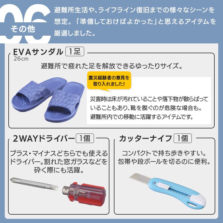 IRIS OHYAMA（アイリスオーヤマ） 防災グッズ セット 1人用 防災セット