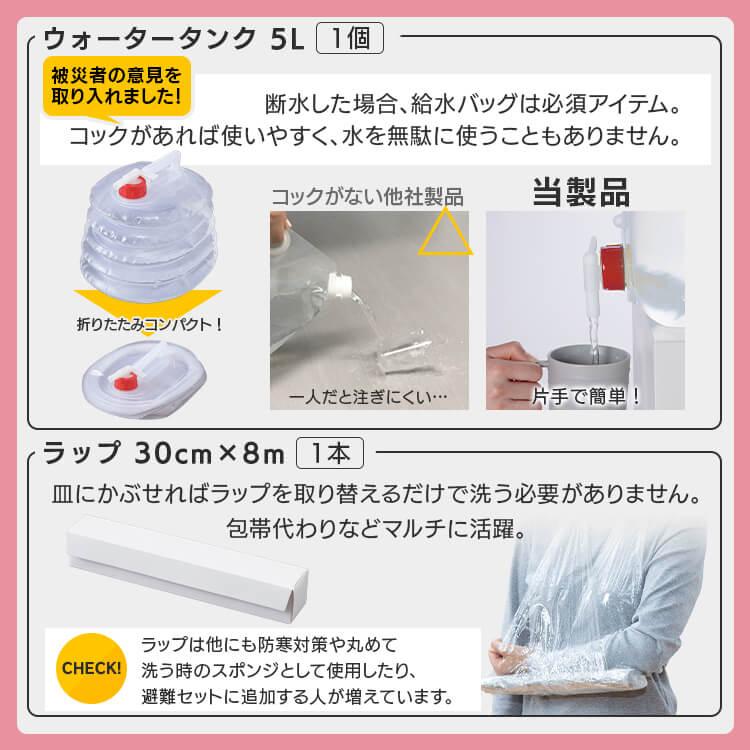 IRIS OHYAMA（アイリスオーヤマ） 防災グッズ セット 2人用 防災セット