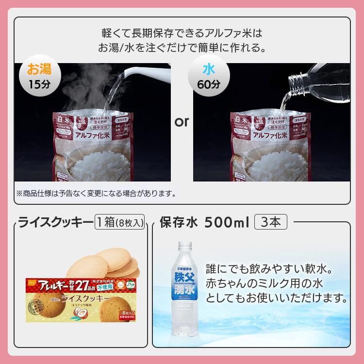 防災セット 1人用 防災グッズ 防災リュック 非常食 防災用品 非常食セット 避難グッズ アイリスオーヤマ 非常用 災害用品｜unidy-y｜09