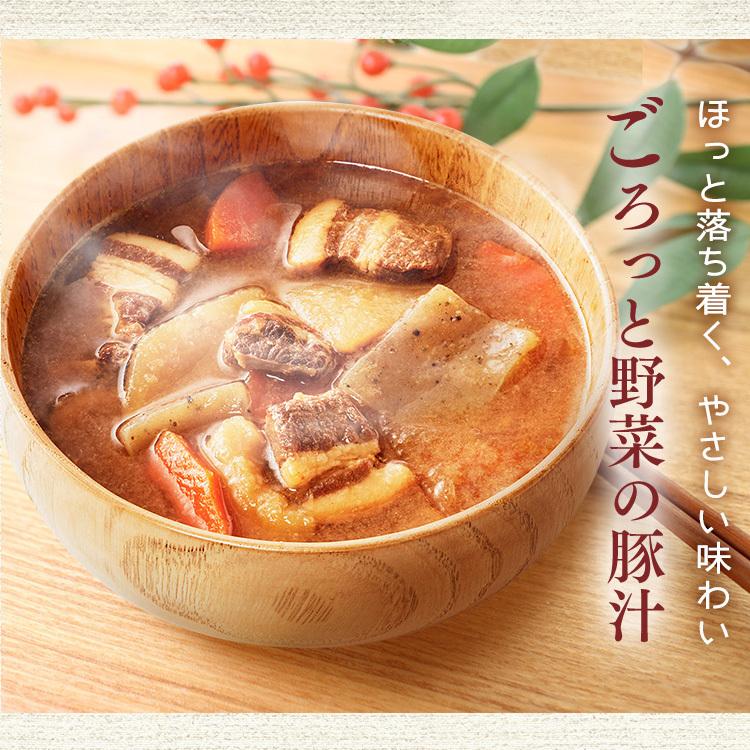 非常食 防災グッズ 保存食 防災 防災食品 防災食 缶詰 2号缶 豚汁 820g 【12缶セット】防災 備蓄 田舎汁 豚肉 とん汁 味噌汁 みそ汁 アイリスフーズ｜unidy-y｜08