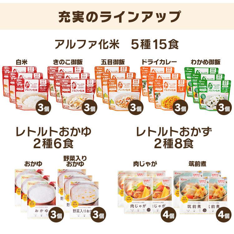 IRIS OHYAMA 非常食セット 7日分 非常食 12種42食セット 防災食