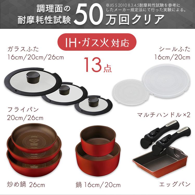 IRIS OHYAMA（アイリスオーヤマ） フライパン フライパンセット IH 13
