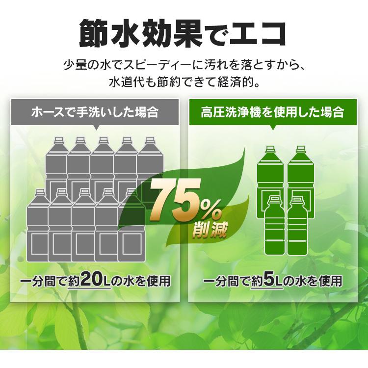 高圧洗浄機 アイリスオーヤマ 業務用 家庭用 洗車 洗浄機 掃除 ベランダ 庭掃除 FBN-604｜unidy-y｜11