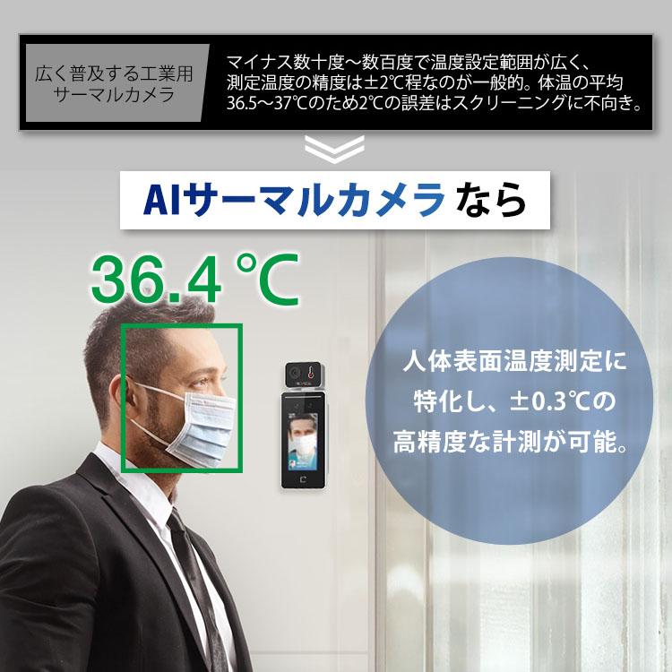 IRIS OHYAMA 体温計 非接触 体温検知カメラ 検温 温度測定 体温測定 顔