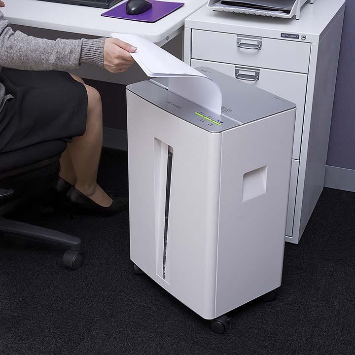 IRIS OHYAMA（アイリスオーヤマ） シュレッダー 業務用 電動 クロス