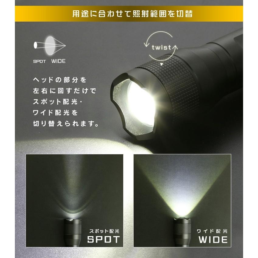 IRIS OHYAMA（アイリスオーヤマ） 懐中電灯 led 電池 作業灯 防水