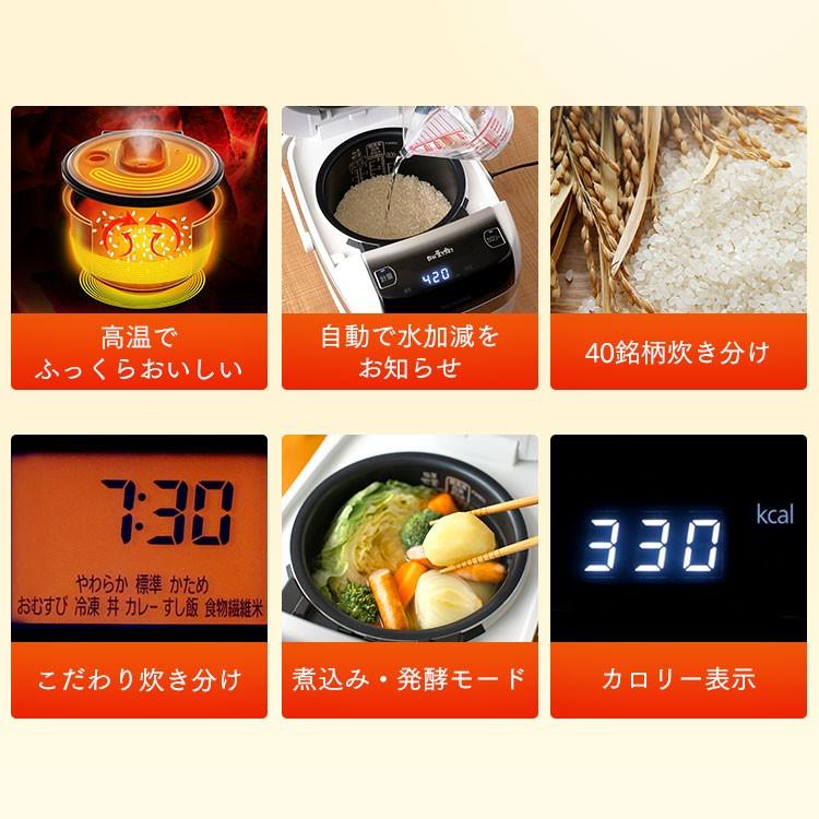 IRIS OHYAMA（アイリスオーヤマ） 炊飯器 3合 一人暮らし 米屋の旨み