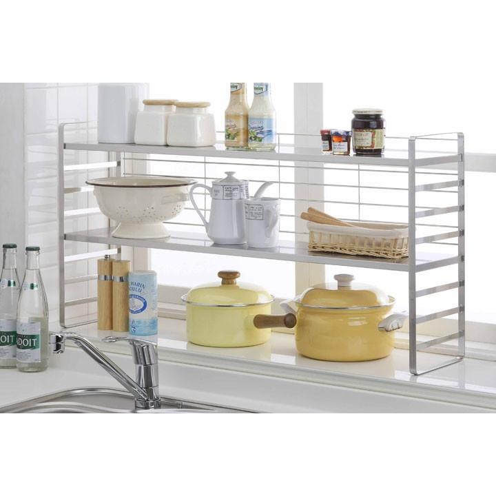 オールステンレス頑丈出窓ラック 幅90 2段 楽天市場】オールステンレス頑丈 出窓ラック 幅90日本製 整理