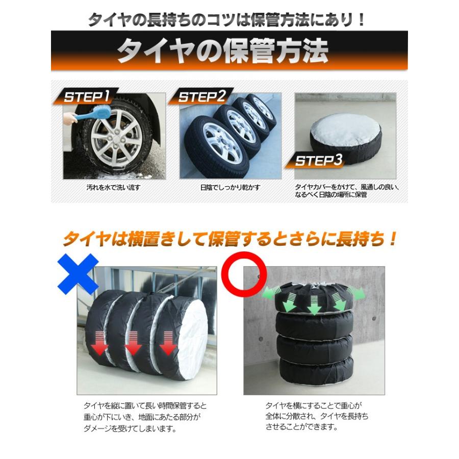 タイヤカバー 4本 Mサイズ 軽自動車 タイヤ保管 タイヤ収納 車 保管 長持ち 4枚セット 夏 冬 タイヤカバータイヤ収納 タイヤカバー長持ち 軽自動車タイヤ収納 ゆにでのこづち Yahoo 店 通販 Yahoo ショッピング