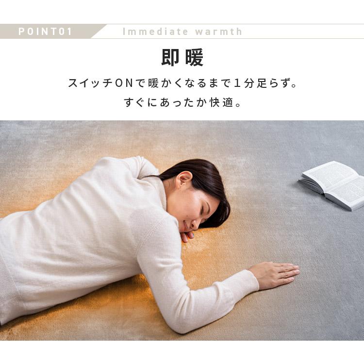 ホットカーペット 2畳 本体 電気カーペット TEKNOS テクノス 176×176cm