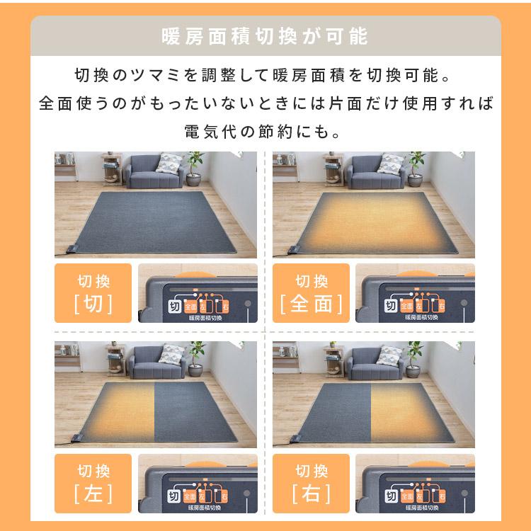 ホットカーペット 3畳 本体 電気カーペット TEKNOS テクノス 195 ホットカーペット 3畳 本体 電気カーペット TEKNOS テクノス 195