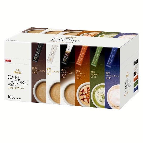 ブレンディ カフェラトリー プレミアム　スティック 7種48本入り×4箱 ギフト AGF スティックコーヒー 安い 100本 アソート ブレンディカフェ