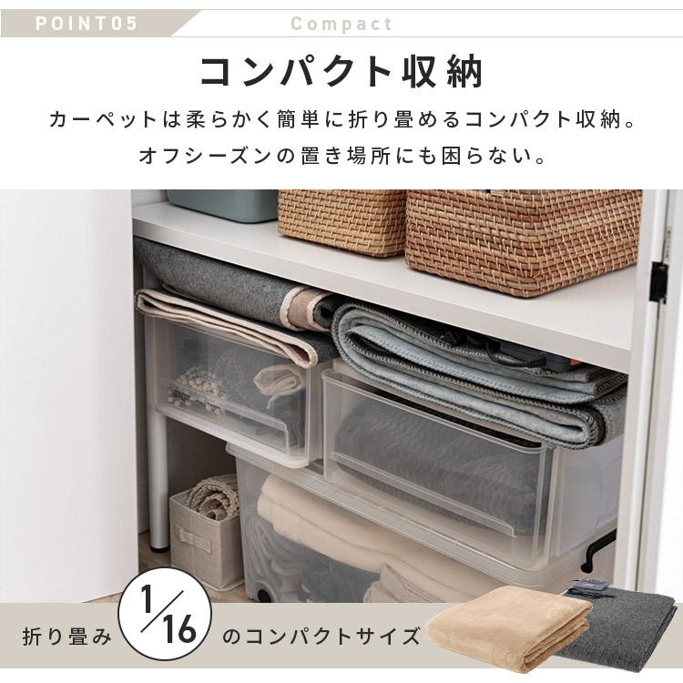 ホットカーペット 3畳 本体 ラグ セット 195×235 電気カーペット