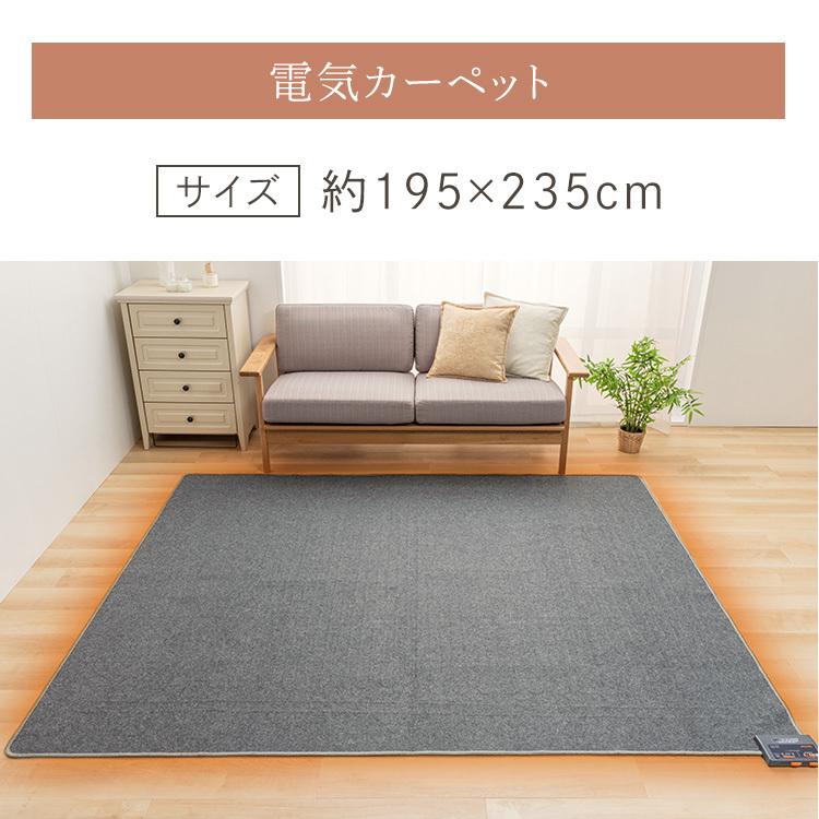 ホットカーペット 3畳 電気カーペット カーペット おしゃれ ラグ付 Teknos ラグ 3畳用カーペット2点セット ベージュ Hcmf Ir300 D ゆにでのこづち Yahoo 店 通販 Yahoo ショッピング