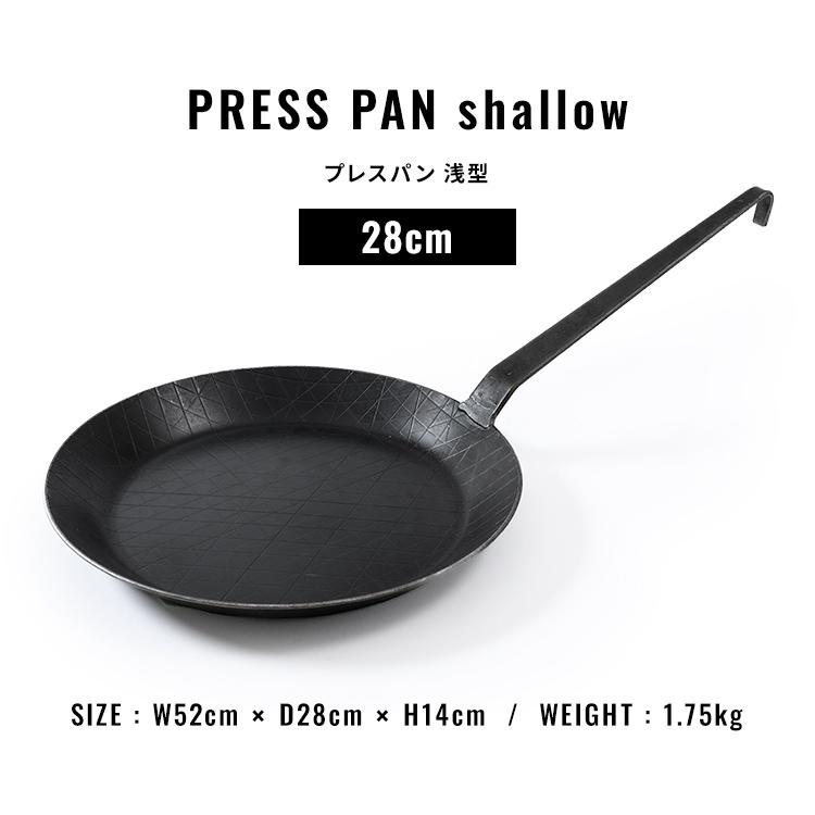 【並行輸入品】 フライパン 家庭用品 調理器具 Turk 鉄製フライパン 浅型 28cm ロースト用 65228 (D)の画像