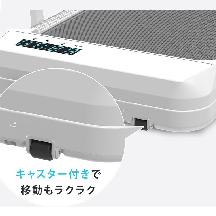 ウォーキングマシン 家庭用 電動 静音 速度調整 傾き2段階 モニター付