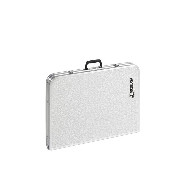 CAPTAINSTAG キャンプ アウトドア レジャー ハイテーブル ローテーブル 簡単 BBQ アウトドアテーブル 90×60cm S ラフォーレ UC-511 パール金属株式会社の画像