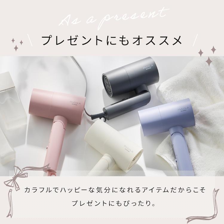 IRIS OHYAMA ドライヤー 速乾 大風量 3段階調節 軽量 軽い