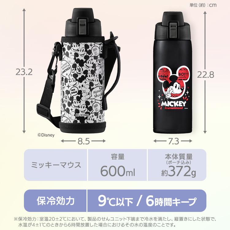 IRIS OHYAMA（アイリスオーヤマ） 水筒 600ml 真空断熱 直飲み カバー