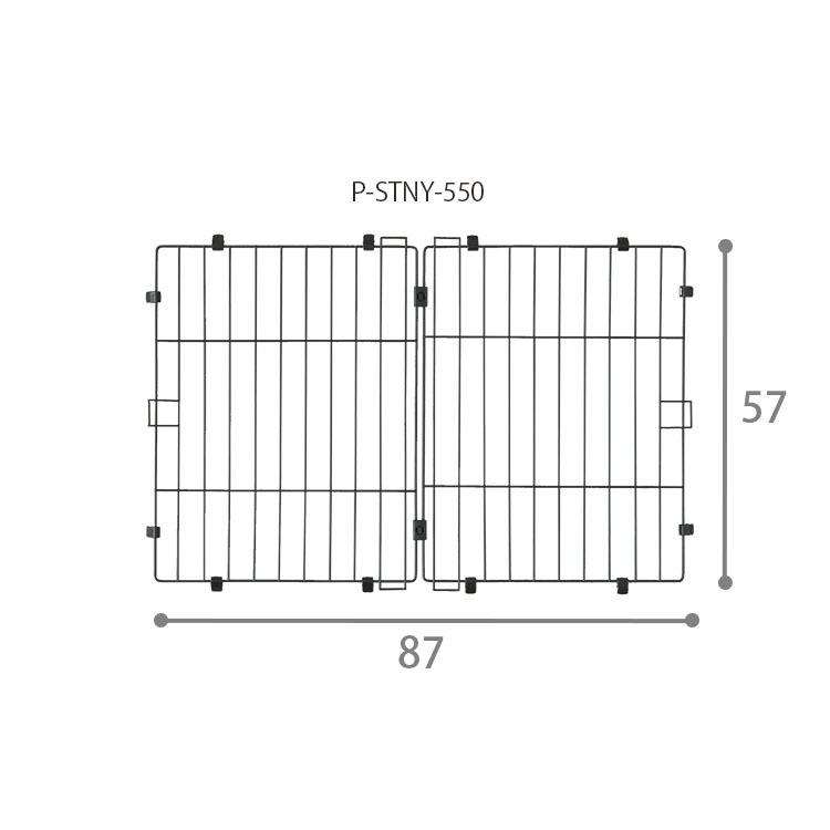 システムサークルトレー付き屋根セット P-STN-550 マットブラウン マットホワイト アイアンブラック アイリスオーヤマ｜unidy-y｜14