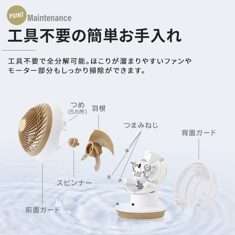 IRIS OHYAMA（アイリスオーヤマ） サーキュレーター dcモーター 洗える