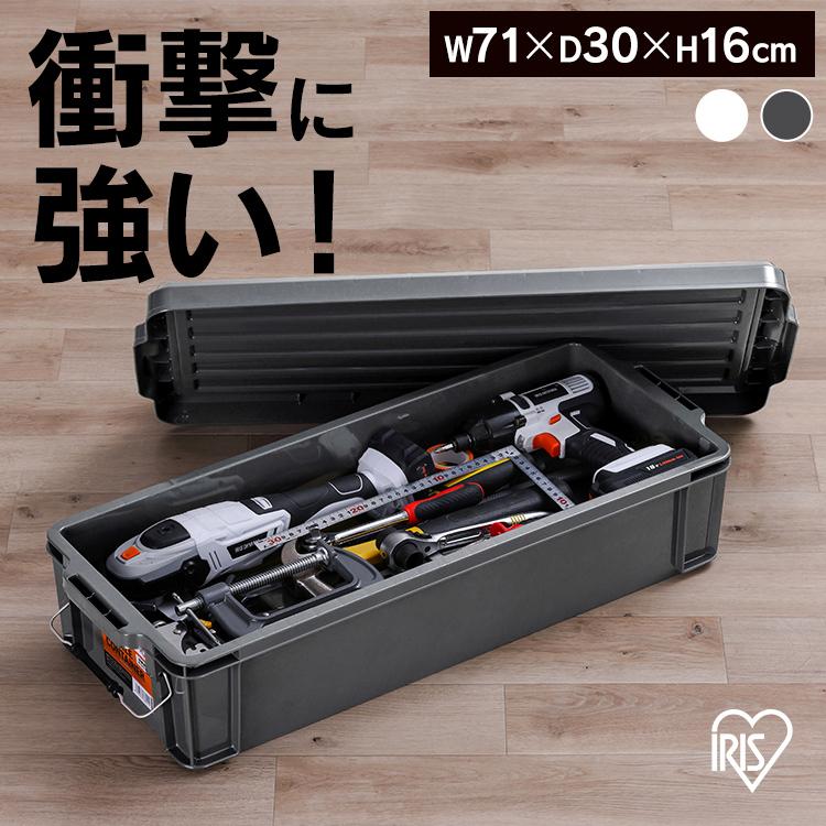 IRIS OHYAMA（アイリスオーヤマ） コンテナ 金属バックル 収納