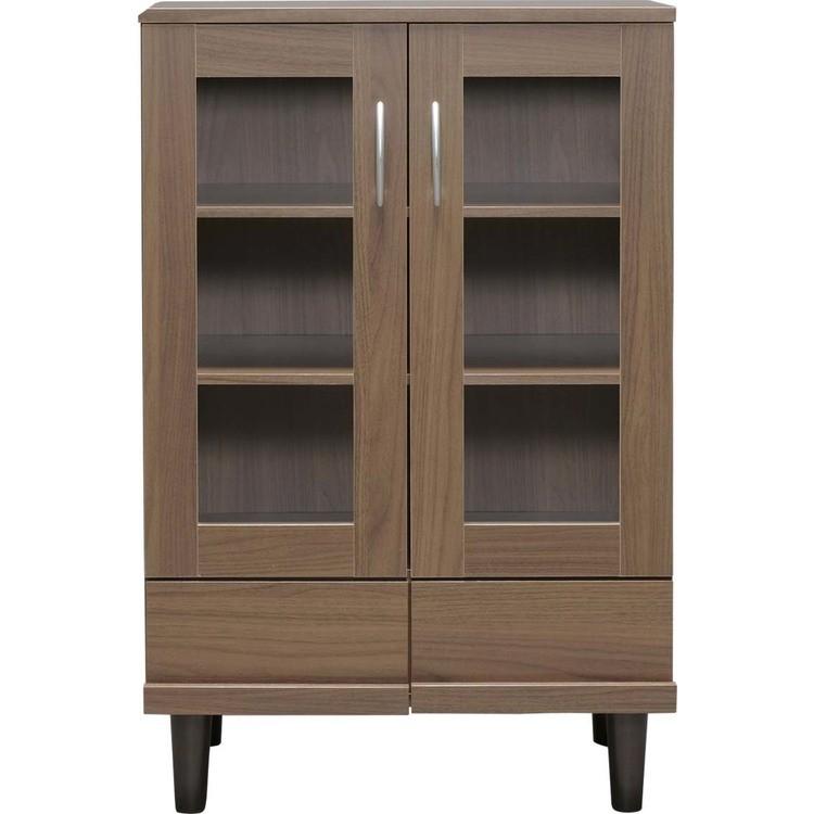 IRIS OHYAMA（アイリスオーヤマ） 食器棚 収納 おしゃれ 扉付き