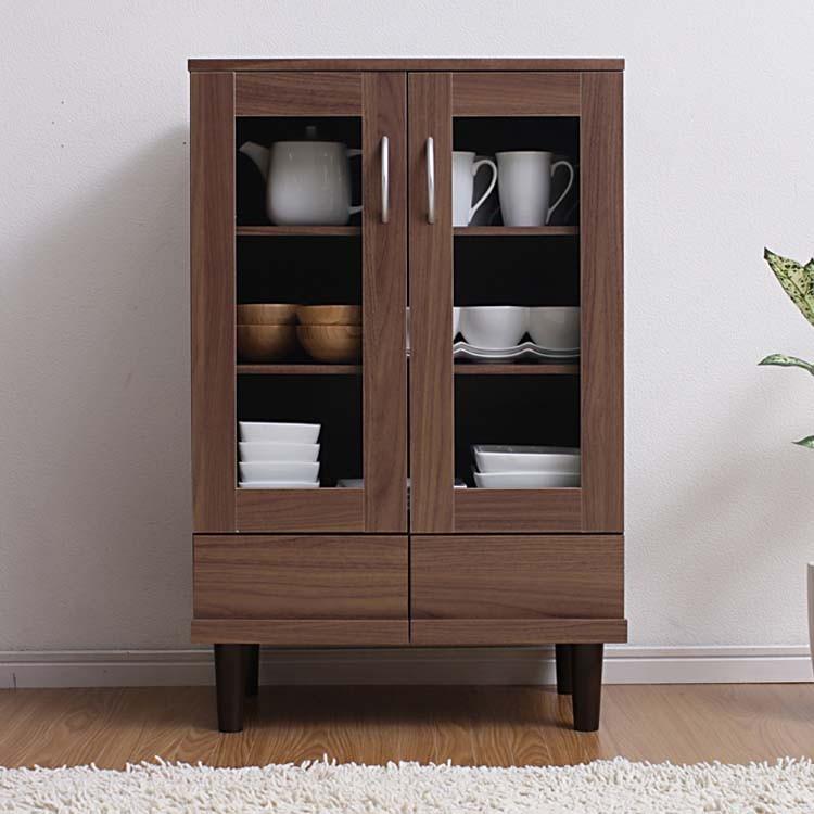 IRIS OHYAMA（アイリスオーヤマ） 食器棚 収納 おしゃれ 扉付き