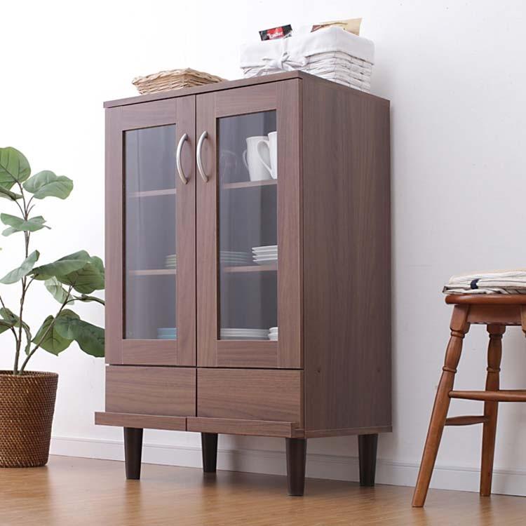 IRIS OHYAMA（アイリスオーヤマ） 食器棚 収納 おしゃれ 扉付き