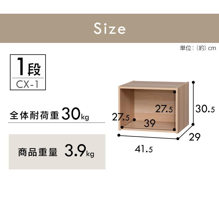 IRIS OHYAMA（アイリスオーヤマ） カラーボックス 収納 ボックス CX-1