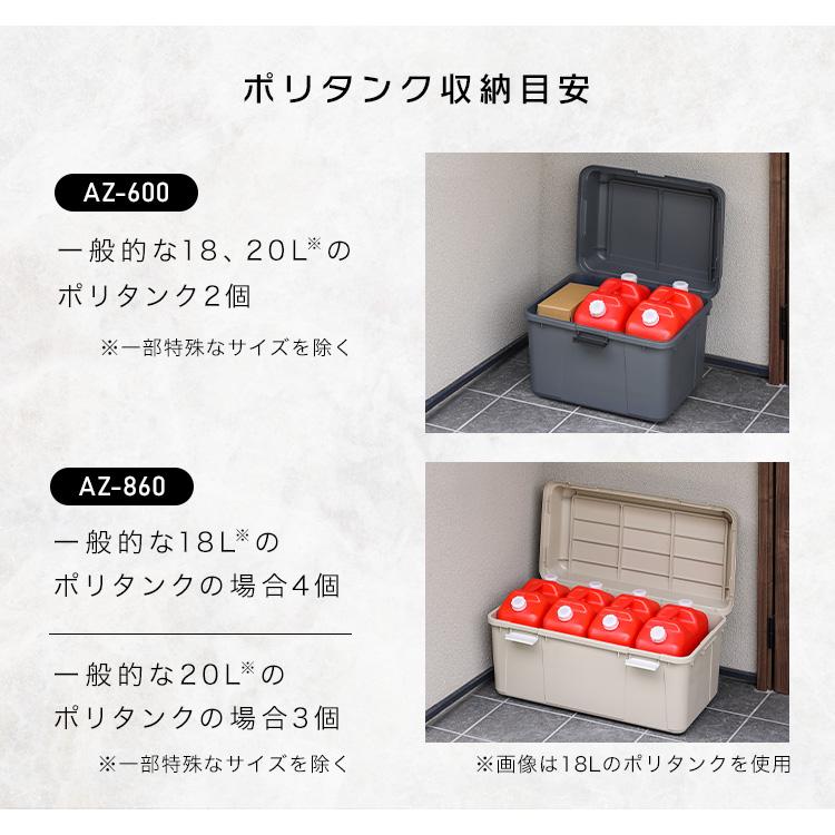 IRIS OHYAMA（アイリスオーヤマ） 収納ボックス フタ付き 屋外 屋内