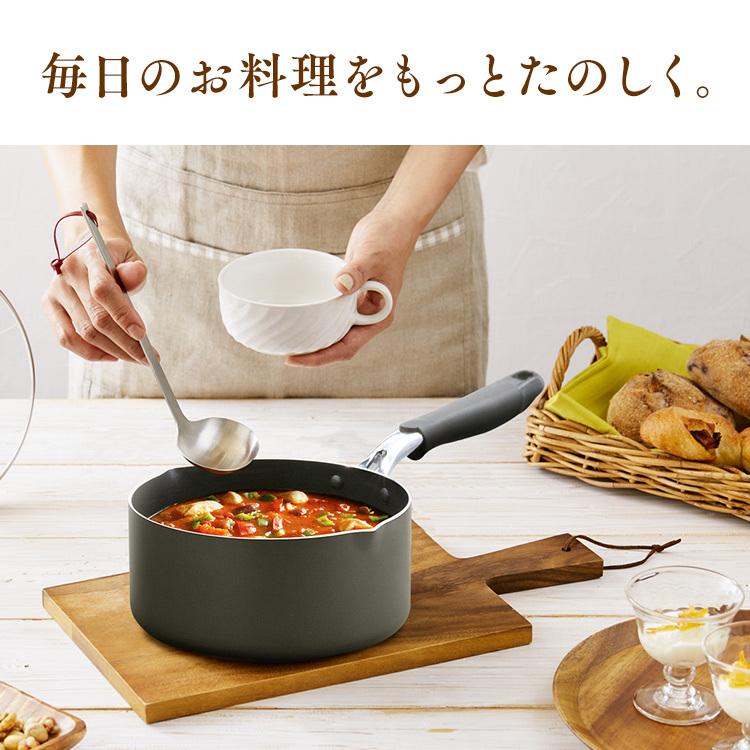 【未使用】Rainbow Premium フライパン 片手鍋 20cm 蓋付 フライパン 雪平鍋 18cm IH対応 2点セット カラフルスマイル ガラス蓋