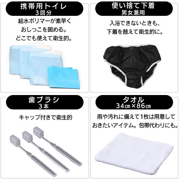 IRIS OHYAMA 防災グッズ セット 1人用 防災セット 33点 食料なし