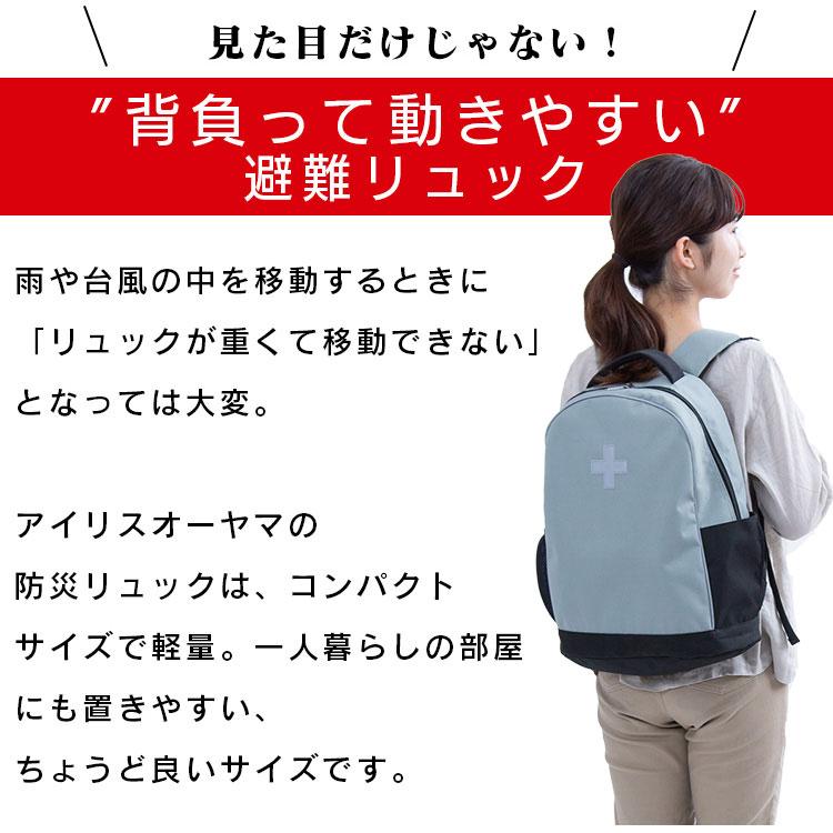 IRIS OHYAMA 防災グッズ セット 1人用 防災セット 33点 食料なし