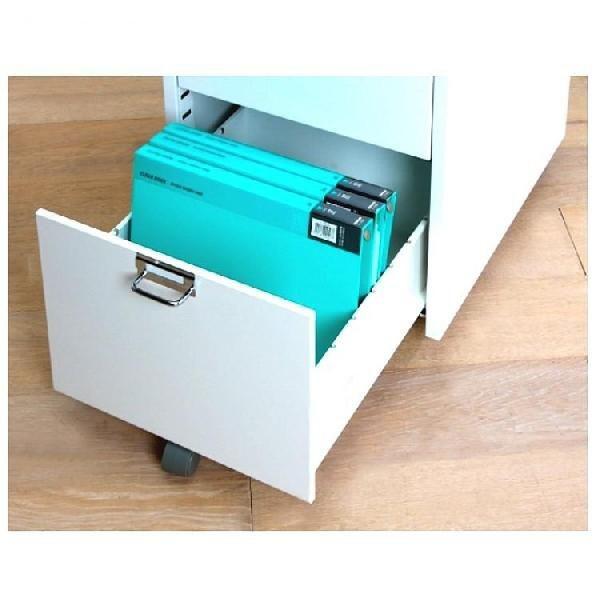 IRIS OHYAMA（アイリスオーヤマ） キャビネット 鍵付 オフィス 袖机