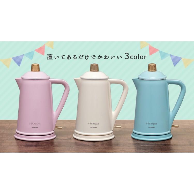 IRIS OHYAMA（アイリスオーヤマ） ケトル おしゃれ 電気ケトル 電気